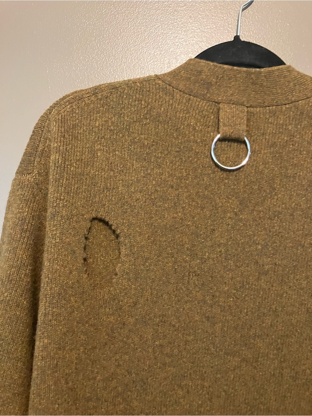 $575 Tibi Soft Lambswool Distressed Cardigan size medium - Picture 13 of 13